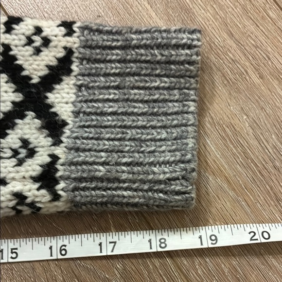 Sansara Nordic Gray and Black Cardigan Sweater - Picture 12 of 12